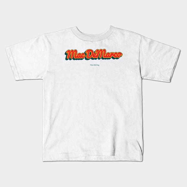 Mac DeMarco Kids T-Shirt by PowelCastStudio